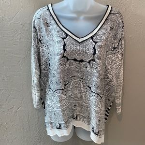 CAbi long sleeve blouse size Small